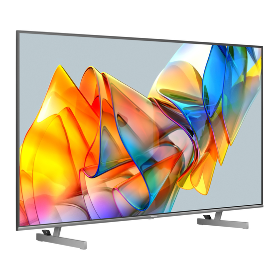Hisense 55U6K Quick Setup Manual