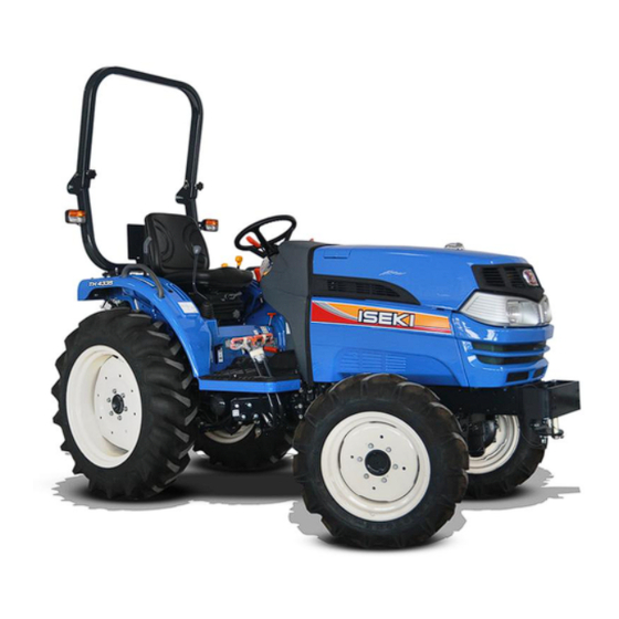Iseki TH4295F3/FH3 Tractor Manuals