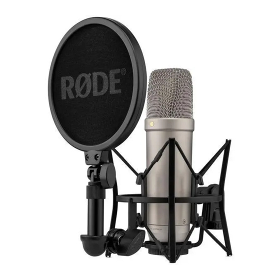 RODE Microphones NT1 5TH GENERATION Quick Start Manual