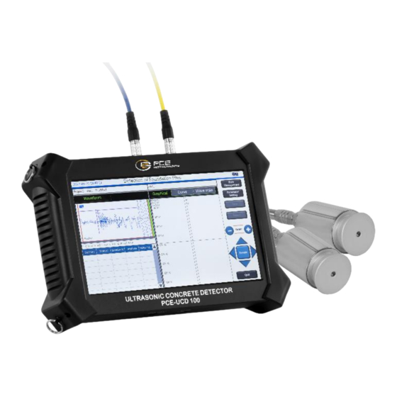 PCE Instruments PCE-UCD 100 Manuals