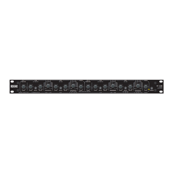 Rane AC 23B Operator's Manual