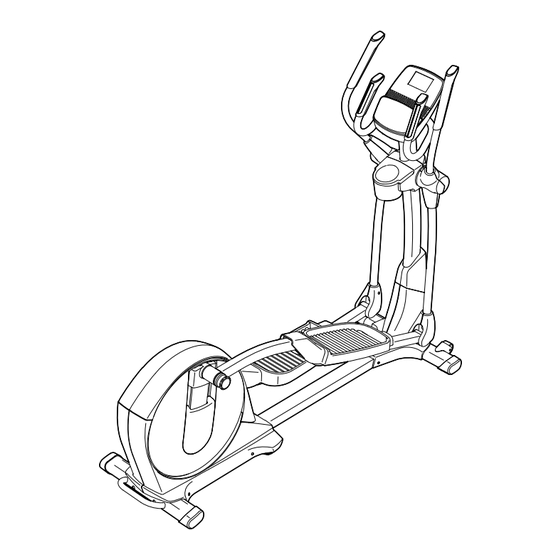 NordicTrack E 8.5 Elliptical Manuel De L'utilisateur