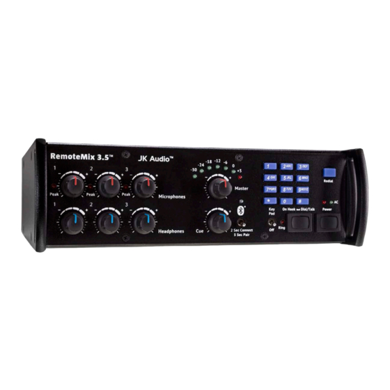 JK Audio RemoteMix 3.5 User Manual