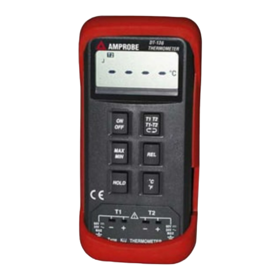 Amprobe DT-130 Operating Instructions Manual