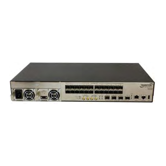 Transition Networks S4224 Web User Manual