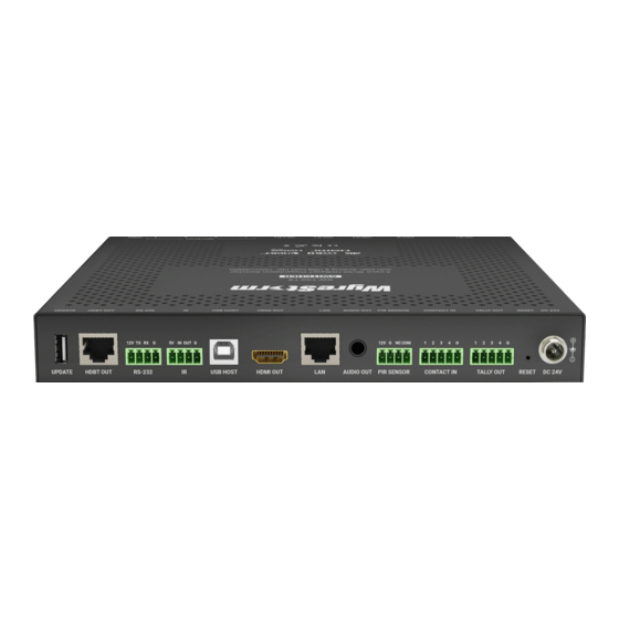 Wyrestorm SW-740-TX Quick Start Manual