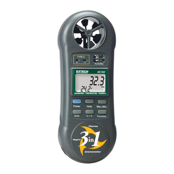 Extech Instruments 45160 User Manual