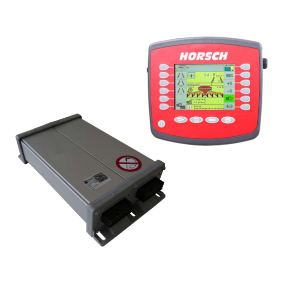 horsch E-Manager Midi 10.13 Operating Instructions Manual