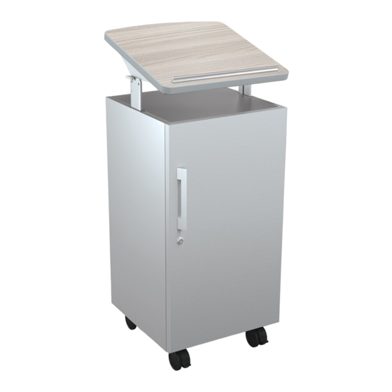 Mooreco Podium Assembly Instructions Manual