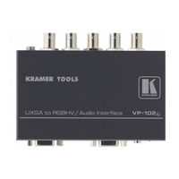 Kramer TOOLS VP-102xl User Manual