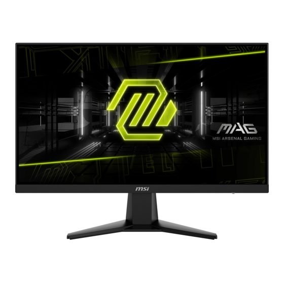 MSI MAG 256F Manuals