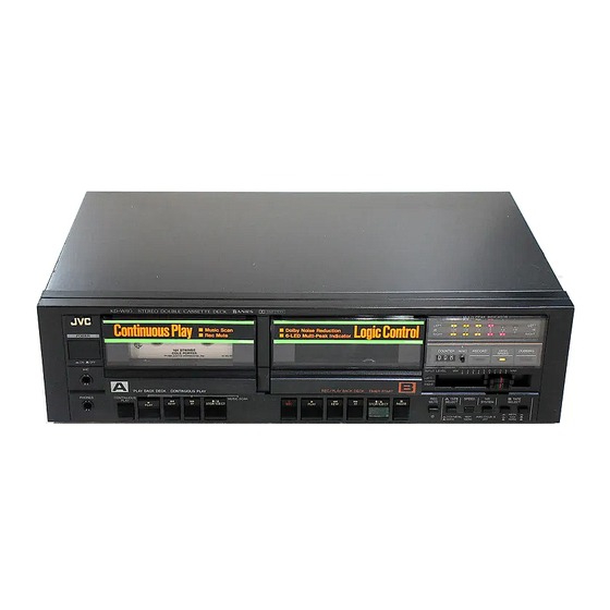 JVC KD-W110 Instruction Book
