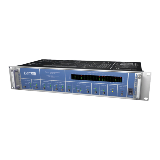 RME Audio M-16 DA User Manual