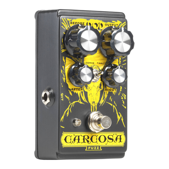 DOD carcosa fuzz User Manual