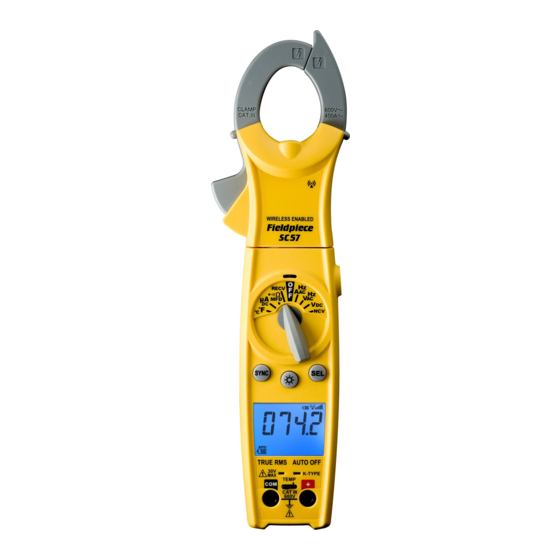 Fieldpiece SC57 Operator's Manual