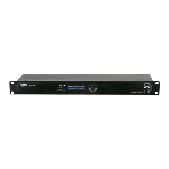 SHOWTEC Net-8/5 Manual