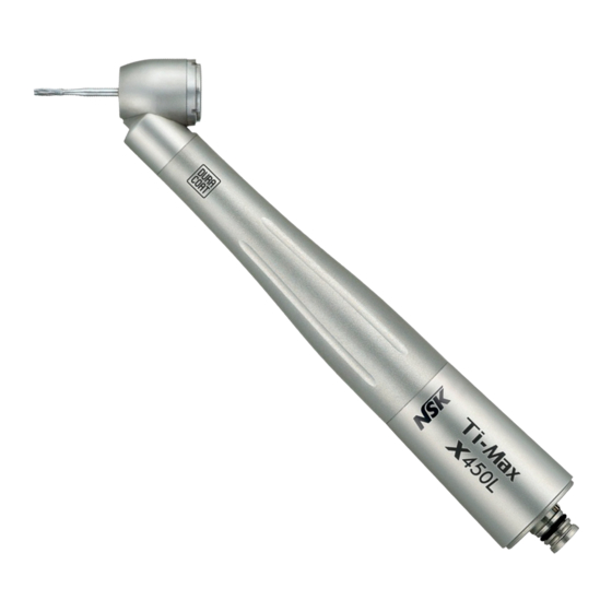 NSK Ti-Max X450L Operation Manual