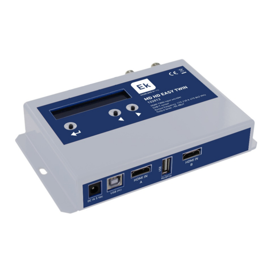 Ekselans MD HD EASY TWIN User Manual