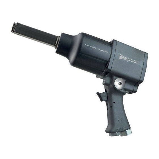 Paoli Avvitatori HEAVY DUTY Series Operating And Maintenance Manual