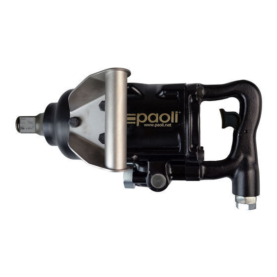 Paoli Avvitatori HEAVY DUTY Series Operating And Maintenance Manual