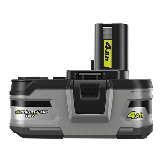 Ryobi P192 Operator's Manual