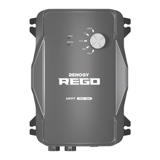 Renogy REGO RCC60REGO-US User Manual