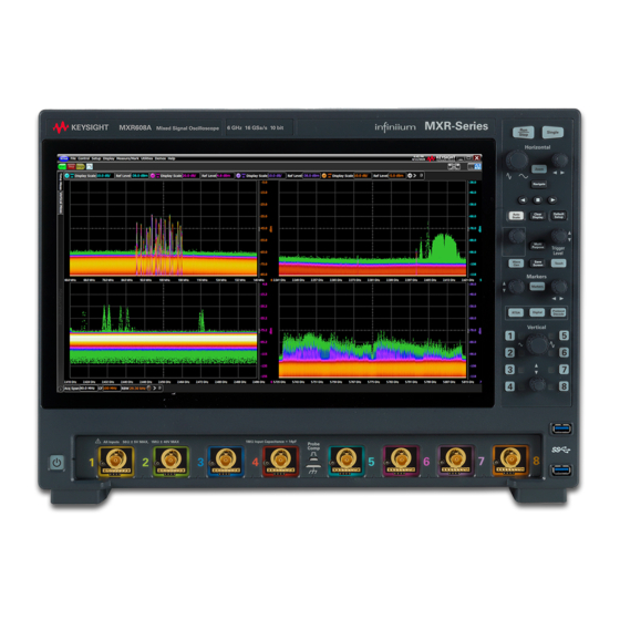 Keysight Infiniium MXR Series User Manual