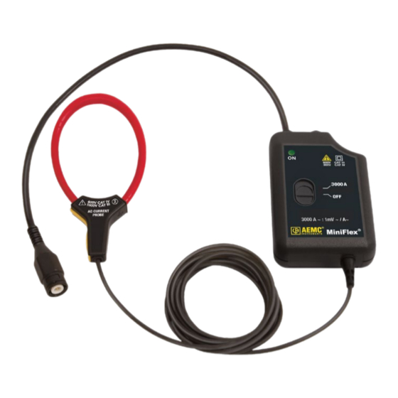 AEMC instruments MiniFlex MF 300-10-2-10 HF User Manual