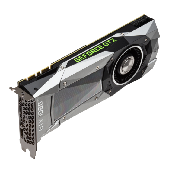 User Manuals: Nvidia EVGA GeForce GTX 1080 Ti Card