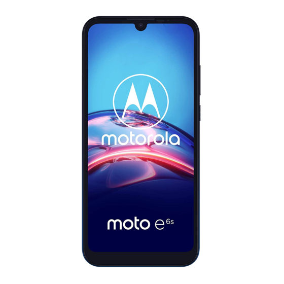 Motorola Moto e6s Manuals