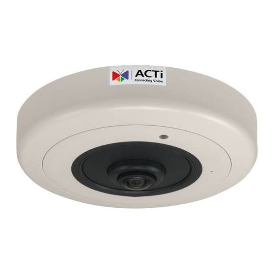 ACTi B57A Hardware Manual