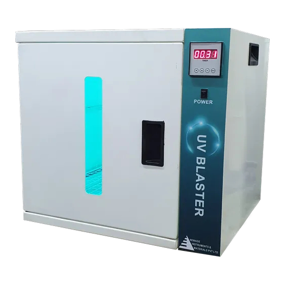 New Age UV-BLASTER BOX User Manual