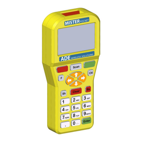 ADE MISTER POCKET User Manual