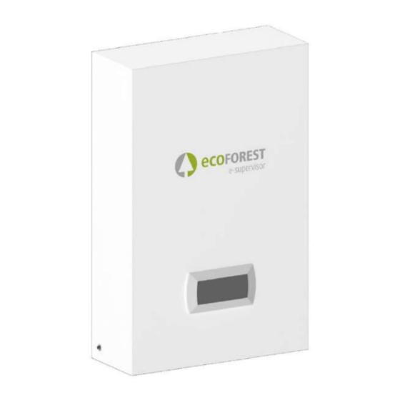 ECOFOREST ecoSMART PSM Gen1 User Manual