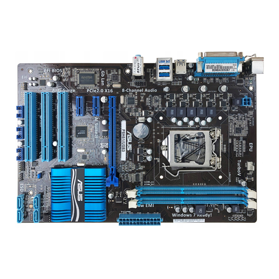 User Manuals: Asus P8H61 PLUS R2.0 Motherboard