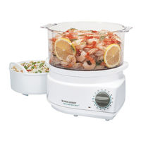 Black & Decker Flavor Scenter Handy Steamer HS800 Use And Care Book Manual