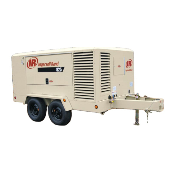 Ingersoll-Rand XP825WCU Operating, Maintenance And Parts Manual