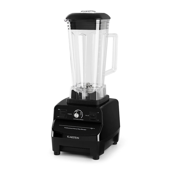 Klarstein 10012875 Manual