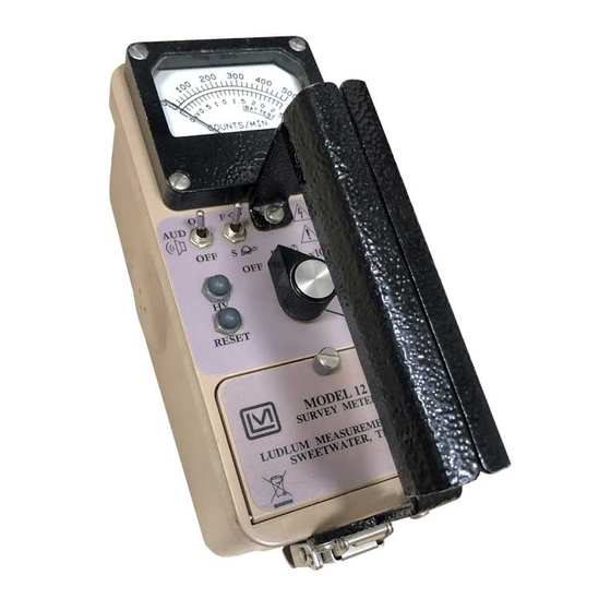 Ludlum Measurements 12 Technical Manual