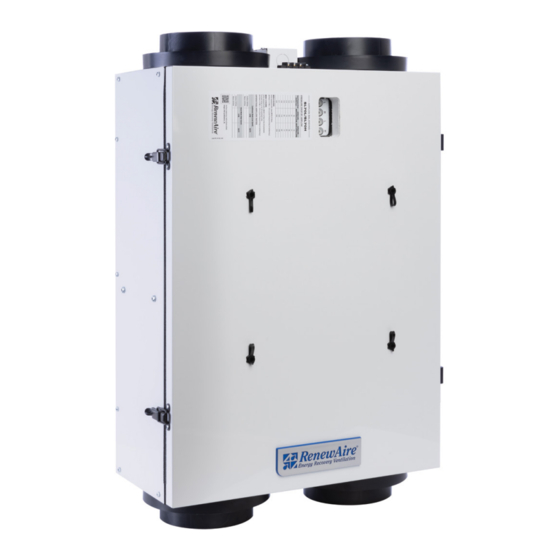 RenewAire SL Series Installation, Operation And Maintenance Manual