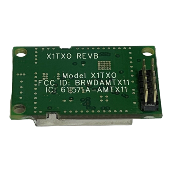 Horizon Hobby X1TXO Quick Start Manual