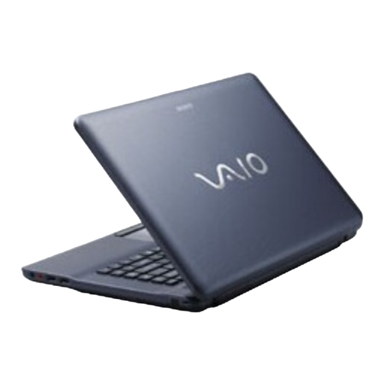 Sony VAIO VGN-NW Series Manuals