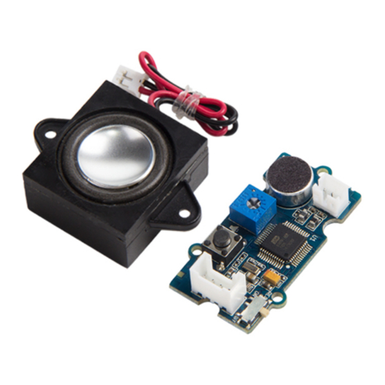 SeeedStudio Grove Recorder V3 Manual