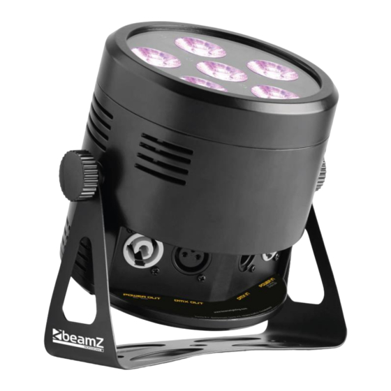 Beamz professional BBP66 Instruction Manual
