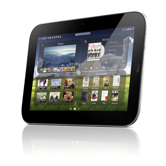 Lenovo IdeaPad Tablet K1 User Manual