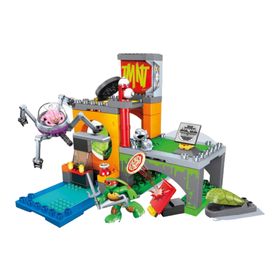 Mega Bloks NICKELODEON TEENASGE MUTANT NINJA TURTLES HALF-SHELF HEROES DMX12 Manual