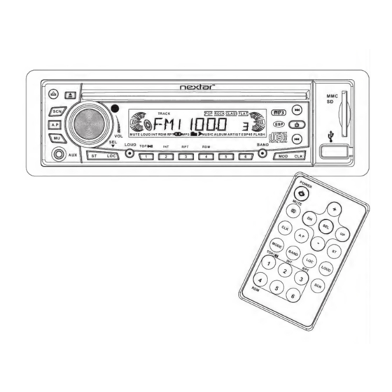 Nextar NCU102 Instruction Manual