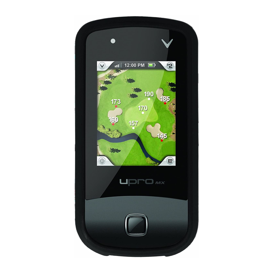 Callaway Golf UPRO MX User Manual