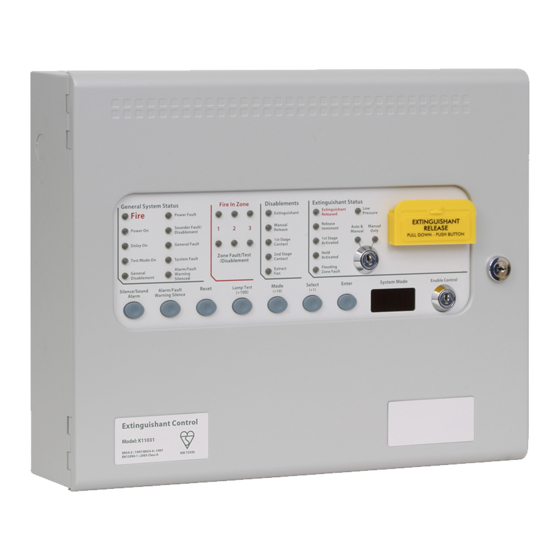 Kentec Electronics Sigma XT K11031F2 Operation And Maintenance Manual