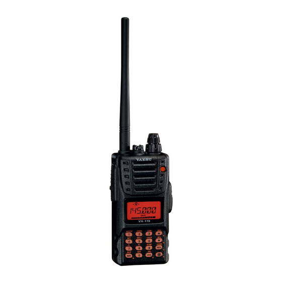 Vertex Standard VX-170 Operating Manual
